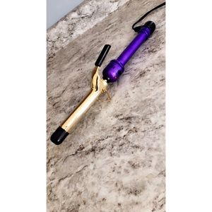 Hot Tools 1” curling iron-purple with gold barrel